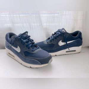 Nike Air Max-Blue/Silver-Size 9.5